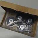 4 Pcs Luggage Replacement Kit, 50mm x 18mm Rubber Replacement Wheels, Luggage Suitcase Replacement Wheels Repair Kit for Suitcase Inline Skate Caster Board