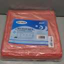 HOMEXCEL Red Microfiber Cleaning Cloth, 100 Pack Cleaning Towels for Kitchen, Lint Free, Scratch-Free, Highly Absorbent, and Reusable Cleaning Rags for House, Window and Glass, Cars, 11.5 X11.5 inch