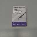 2 x Magtame USB C to USB C Cable, 3.3FT StayCable with Anti-Drop Magnetic Holder, Braid 60W Type C Fast Charging Cord for Bedside/Car, Compatible with iPhone 17/16, Laptop