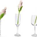 Set Of Rose Napkin Holders, Origami Flower Tools, Made Of ABS, Green, Suitable For Romantic Wedding Table Settings And Party Decorations (10PCS)