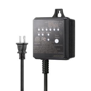DEWENWILS 30W Outdoor Low Voltage Transformer with Timer and Photocell Light Sensor, 12V DC, ETL Listed