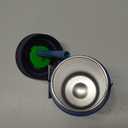 Owala Kids Insulation Stainless Steel Tumbler with Spill Resistant Flexible Straw, Easy to Clean, Kids Water Bottle, Great for Travel, Dishwasher Safe, 12 Oz, Navy and Blue (Home Base)