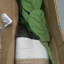 30" Artificial Fiddle Leaf Fig Tree, Realistic Fake Plants Faux Trees Indoor with Cotton Rope Basket, Artificial Plants Indoor for Apartment Home Living Room Office Decor