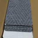 MBIGM 8 X 30inches, 15 in Pack, Non-Slip Carpet Stair Treads Non-Skid Safety Rug Slip Resistant Indoor Runner for Kids Elders and Pets with Reusable Adhesive, Dark Gray Weave