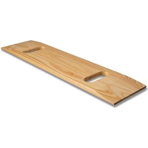 DMI Transfer Board and Slide Board, FSA Eligible, Made of Heavy-Duty Wood for Patient, Senior and Handicap Move Assist and Slide Transfers, Holds up to 440 Pounds, 2 Cut out Handles, 30 x 8 x 1