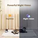 AEZ Robot Camera on Wheels 1080P Dual Lens,Indoor Movable Security Camera with 2-Way Talk,Blinky Bot with Night Vision,Distance Bot App Control for Cats/Dogs/Baby/Elderly (SD/Cloud Storage)