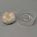 Tioncy 3 Pcs Large Body Powder Puff and Container Valentine's Day gift Powder Container with Puff Crystal Case Soft Washable Reusable Velour Face Body Glitter Wet Dry Makeup(Classic,Dazzling)