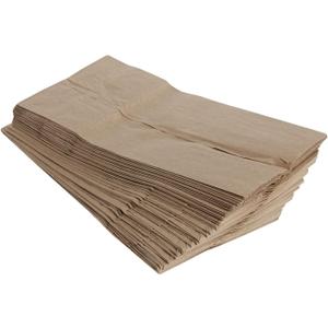 AJM Brown Paper Lunch Bags 40 Count, 1 Pack
