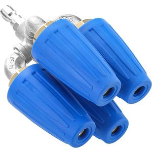 4-in-1 Turbo Nozzle Pressure Washer, 2.0 Orifice Quadruple Turbo Nozzle, 360 Rotating Turbo Nozzle with 1/4" Quick Connector, 4000 PSI