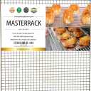100% 304 Stainless Steel Cooling Rack and Wire Grate For Full Size Sheet Bun Pan,Real Heavy Duty 3.20LB, Roasting,Drying,Commercial Quality, Healthy Material (24"x16.5"x0.7")