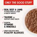 Stella & Chewy's Grass Fed Beef & Lamb Shredrs - Premium Dog Food Pouches - Perfect for Picky Eaters - 12 Pack, 2.8oz Each