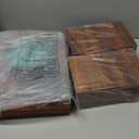 Vinyl Record Player with Speakers,Bluetooth Portable Turntable for Vinyl Records,Phonograph LP Player with 3 Speed USB RCA in Vintage Brown