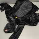 Spooktacular Creations Girls Cat Costume, Black Cat Plush Costume, Child Outfit Set for Kids Halloween Role Play Themed Party (X-Large(12-14 yrs))