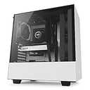 NZXT H500 ATX Computer Case, CA-H500B-W1, White/ Black