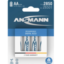 Ansmann Digital AA HR6 2850mAh Rechargeable Batteries | 4 Pack