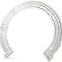 WE11M10001 Dryer Heating Element Iron Chromium 255 Replacement for GE Dryer for Laundry for MICA Heater Replace Parts 17380082