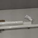 ALLZONE Tension Curtain Rod for Windows,123 to 160 Inch, Heavy Duty Extra Long Curtain Rods, Non-Slip Bathroom Shower Tension Rod, Renter Friendly, Adjustable, Spring Loaded, White