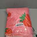 Wajade Kids Pink Strawberry Throw Blanket for Girls Teens Women Soft Fuzzy Flannel Bed Blanket for Kids Adults Plush Christmas Birthday Gifts 50”x60”