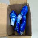 WinTour Dog Toys for Aggressive Chewers 3 Pack, Tough Dog Chew Toys for Aggressive Chewers, Indestructible Dog Toy to Keep Them Busy for Small, Medium and Large Breeds, Bacon Flavor, Blue