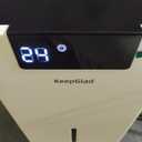 Dehumidifier, 98OZ Dehumidifiers for Home(1000sq.ft), Humidity Display Dehumidifier for Basement Bathroom Bedroom, Auto Shut Off, Washable Filter, Drain Hose, Timer, 7 Ambient Lights, White