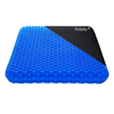 Thickened Gel Seat Cushion, Egg Gel Chair Pads for Wheelchair Pressure Coccyx Sciatica Pain Relief, Cooling Desk Seat Cushion for Kayak, Car, Office Chair Long Sitting[Black-2.75"]