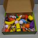 Coogam Sorting Toy for Toddlers, Animals Dinosaurs Fruits Vehicles Foods Fishes Balls Farm Playset, Fine Motor Montessori Game Preschool Educational Learning Gift for Year Old Kids