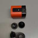 ETENWOLF AIR 3 Air Pump for Inflatables with 2600 mAh Battery & Camping Light, Ultra-Fast and Mini Electric Air Pump, Inflate Deflate for Air Mattress, Pool Floats, Vacuum Storage Bags (Vivid Orange)