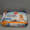 Simple Solution Disposable Male Wraps, Absorbent Leak Proof Belly Bands for Dogs, Incontinence Aid, Puppy Training, Marking Control, and Travel Protection, Large Dogs, 1827 Inch Waist, 30 Count