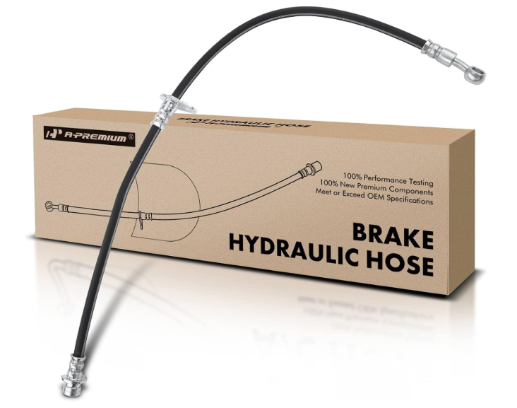 A-Premium Front Driver Brake Hydraulic Hose Compatible with Select Honda Models - Accord 2018 2019 2020 2021, 1.5L - Replace# 01465TVAA00