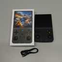 R36 PROMAX Retro Handheld Game Console,4.0 Inch Full-Lamination IPS Screen Retro Gaming Console,Linux System,Built-in 64GB Memory Retro Game Console,Portable Arcade Video Gaming Console