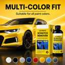 2Set Nanopolix Car Scratch Remover,Nanopolix Scratch Remover,Quick Fix Removal Paste for Deep Scratches,Car Scratchs Repair Paste Deep Scratch,All Paint Colors Polishing Kit (10*Nano Cloth+2*Sponge)