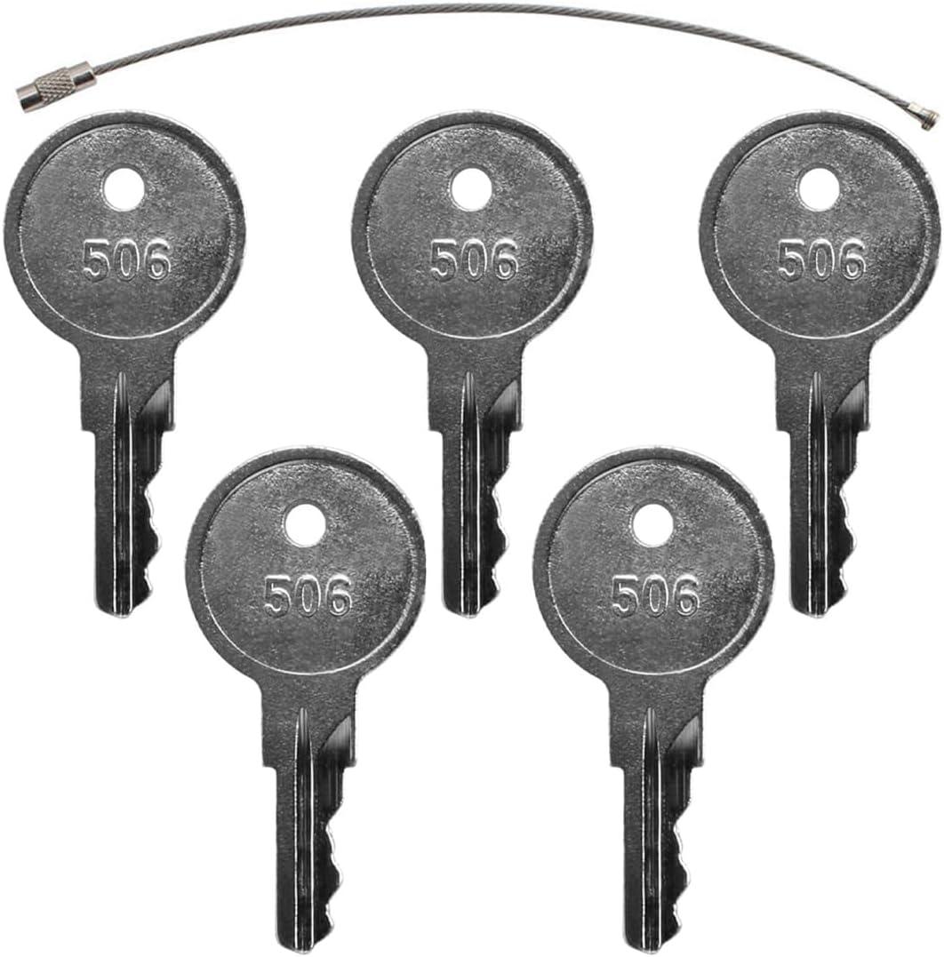 5PCS CH506 506 Replacement Keys Compatible with UWS, Bauer, Better Built, Delta, Husky RV Compartment Locks & Truck Tool Boxes