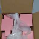 Adena Montessori Wonderfully Sensorial Teaching Toys for Children 2 3 Years Old - Montessori Small Pink Tower 0.7-7cm