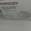 Momcozy Knee Pillow for Side Sleepers, Soft Memory Foam & Pinch-Free Design, Relieve Knee, Leg and Sciatica Pain, Adjustable Elastic Strap Ideal for Pregnant Women and Seniors, White