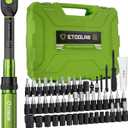 1/4 Torque Wrench, 52Pcs Dual-Range【10-230 in.lb/1-26 Nm】±3% Precision Inch Pound Torque Wrench 1/4 Drive, 72 Tooth Dual-Direction Bike Wrench Set for MTB, E-Bike, Moto Maintenance