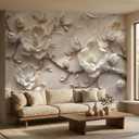 MFWFM Sepia Forest Peel and Stick Mural Wallpaper Self Adhesive Vintage Nature Landscape Tree Neutral Wall Mural for Living Room Bedroom 157" x 110"