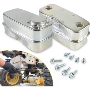 751-0616B 951-0616B Twin Inlet Exhaust Muffler 951-0616 751-0616 Fit for MTD Cub Cadet LT-1018 LT-1022 LT-1024 RZT50 RZT54 RZT42 RZT50KH (Muffler)