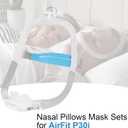 Replacement for AirFit P30i Standard Frame System Sets, Nasal Cradle Cushion & Elbow - for Nasal Mask - Standard Frame with Headgear (Medium)