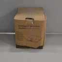 Automatic Small Countertop Trash Can with Lid, 1.5 Gal/6L Touchless Mini Waste Bin for Office Desk/Bedside Table/Coffee Bar -Batteries, White