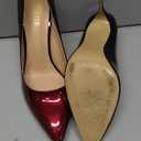 COLETER Women's 4 Inch Pumps Pointy Toe Wedding Dress Shoes Slip on Stiletto Pumps (9.5, 03 Wine Black)