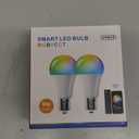 Brightever Smart A19 LED Light Bulbs, 60W Equivalent 800LM Color Changing E26 9W Bluetooth Light Bulbs with Remote Control, 16 Million DIY Colors RGBWW, Music Sync, 2-Pack