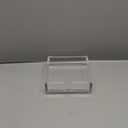 CY craft Acrylic Lunch Napkin Holder,Table Top Decorative Napkin Tray for Dining Table and Kitchen,Clear Luncheon Napkin Holder Tissue Dispenser, Horizontal Display,7.1 x 7.1 x 2.6 inches (7.1x7.1x2.6 Inch Lunch Napkin Holder)