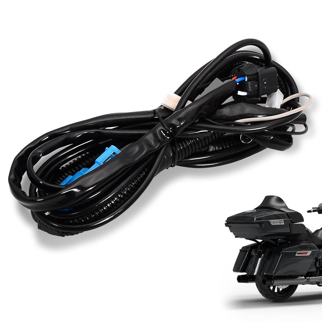 Trunk Tour Luggage Pack Wiring Harness Kit fits for Harley Touring, Road Glide, Road King, Electra & Street Glide 2014-2025