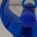 O2COOL Deluxe Handheld Battery Powered Water Misting Fan (Dark Blue) (Single)