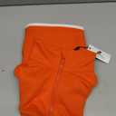 Zaclotre Girl's 2 Piece Outfits Zip Up Sweat Set Contrast Striped Jogging Pants TrackSuit Fall Clothes Orange 8-9 Years