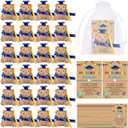 25 Set Preschool Graduation Bear Gift Bulk, Mini Grad Bear with Adjustable Star Bracelets Card Bags, 2026 Preschool PreK Graduation Gifts from Teacher for Kids Student Party Favor Decorations, Blue