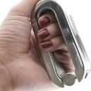 Stainless Steel Scrotum Pendant Ball Stretcher Testicles Weight Testicle Stretching Weight Enhancer Ring Metal Device Sex Toys Cock Lock Oval Ring for Men