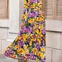 PRETTYGARDEN Womens 2026 Fall Fashion Clothing Boho Maxi Dresses Floral Long Sleeve Flowy Elegant Wedding Guest Holiday Dress (S)
