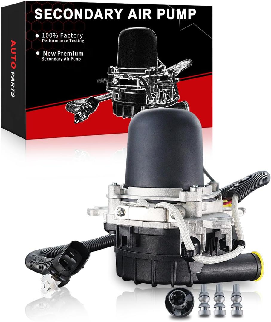 Secondary Air Injection Pump Smog Pump Replacement 2011 2012 2013 2014 2015 for:-Toyota Tacoma 4.0L V6 A/T 2WD/4WD Double Cab 4.0L M/T 2WD/4WD LARGE CAB OE# 17610-0W020, 17600-0P040, 176100W020