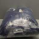 Mybedsoul Blue Gold Queen Comforter Set, 7 Pieces Boho Bed in a Bag for Queen Bed, Damask Comforter with Sheets Pillowcases, Soft Microfiber Lightweight Bedding Sets for All Season(90"x90")